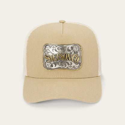 Canvas Plaque Trucker Hat