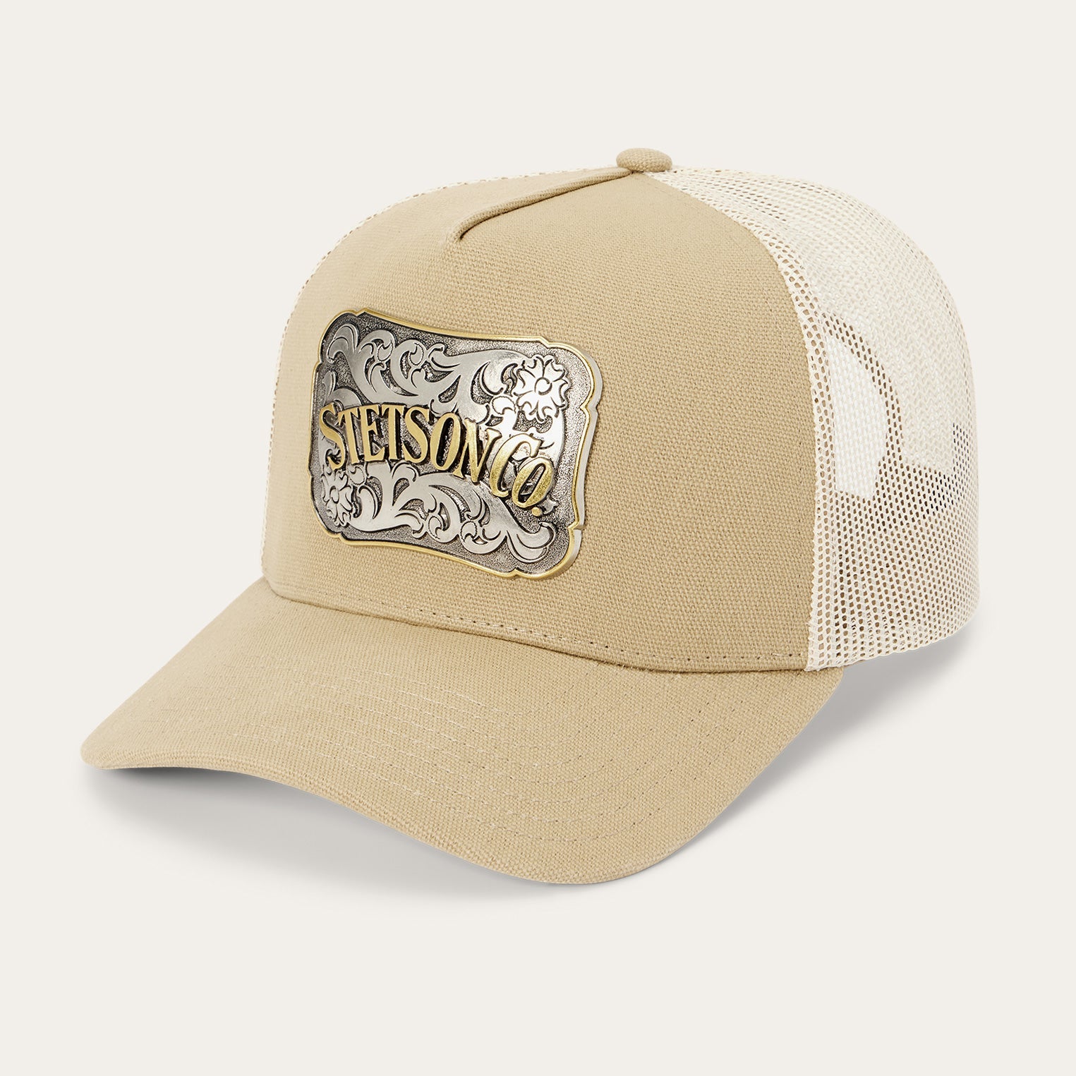 Canvas Plaque Trucker Hat