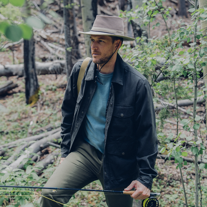 Waxed Canvas Shirt Jacket