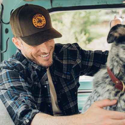 Bull Rider Patch Trucker Hat