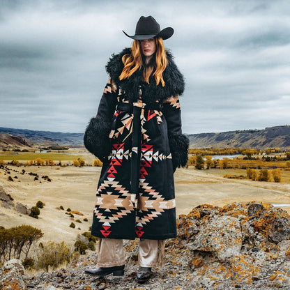 Stetson x Lindsey Thornburg Shearling Duster